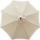 thumbnail image 1 of Cubierta de repuesto para sombrilla, 8 costillas, 3 M, impermeable, anti UV, tela de repuesto, beige, 1 of 5