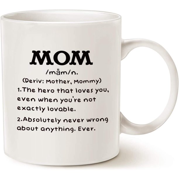 Mothers Day Gifts Mom Definition Funny Coffee Mug Birthday Gift Idea For Mom Cup White 11 Oz Walmart Com Walmart Com