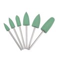 thumbnail image 3 of Unique Bargains Meules Montées Têtes de Meuleuse Roues de Polissage en Silicone pour Outils Rotatifs Vert 6 Pack, 3 of 6
