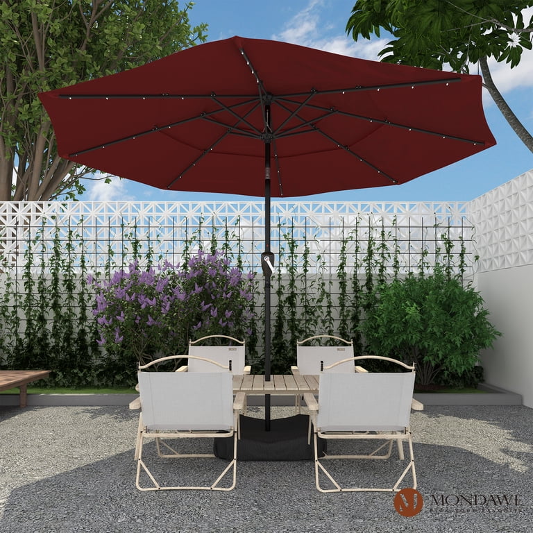 11 ft patio umbrella red Red 11ft Cantilever Umbrella Replacement Canopy  Covered Living