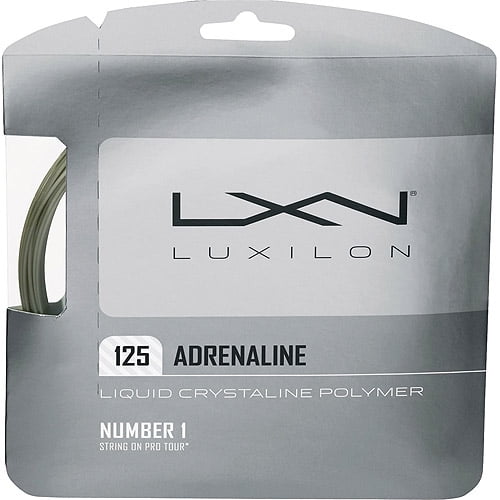 125 WILSON Luxilon Strings Adulte Unisexe Silver