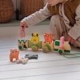 thumbnail image 4 of Tren de madera DJECO Farm Animals - Trainimo Farm - Seguro para juguetes de niños, lindo vehículo para niños pequeños, animales apilables para imaginación, juego activo, habilidades motoras - Perfecto, 4 of 5