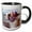 Black/White, variant on 3drose, Peru, Llama in a Village - Sa17 Jri0005 - Jutta Riegel, 15oz Mug