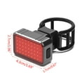 thumbnail image 4 of USB Rechargeable LED Bike Flash Tail Rear Light Bicycle Taillight Cycling Seatpost Waterproof 100LM COB 28LED Lighting, 4 of 14