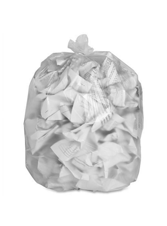 Special Buy High-density Resin Trash Bags Medium Size - 30 gal - 30" Width x 36" Length x 0.31 mil (8 Micron) Thickness - High Density - Clear - Resin - 500/Carton - Industrial Trash, Office Waste