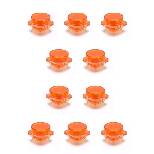 Billuyoard Pegamento para pintar herramientas de perforación de arcilla con estuche de almacenamiento fácil de usar accesorios de bordado para naranja botellas de color 5 piezas 10piezas