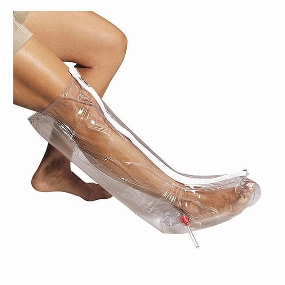 First Aid Only Air Splint,Half Leg,Clear,Plastic M5087