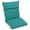 Aqua Blue, variant on Blazing Needles Spun Polyester Outdoor Seat/Back Chair Cushion-Size:22"x45",Style:Aqua Blue