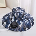 thumbnail image 4 of Kcolen Sun Hats for Men Large Head Solar Fan Bucket Hat for Outdoor Enthusiasts UPF50+ Wide Brim Sun With Advanced Technology, 4 of 6