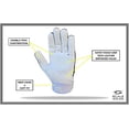 thumbnail image 3 of Stealth Padded Football Lineman Gloves – White, Battle College Lineman, Be a Villain Not a Joker with Padded Stealth Football Gloves with Padded Protection, Youth, Kids, Men, Boys, Small to XXL Sizes, 3 of 7