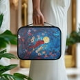 thumbnail image 4 of FKELYI Cardinal Bird Glassed Flower Print PU Leather Bible Cover for Prayer Zippered Bible Bags with Handle Large Capacity Bible Carrier Book Organzier Holder for Christian, 4 of 6