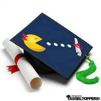 Pac Man - Ms. Grad Cap Tassel Topper