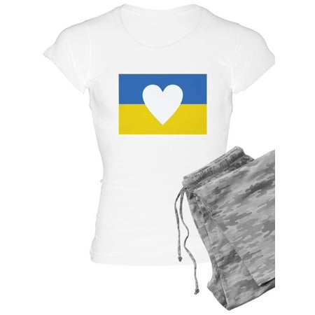 

CafePress - Ukraine Heart Pajamas - Women s Light Pajamas