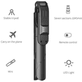 thumbnail image 4 of Palo selfie Bluetooth portátil con luz de relleno-XT02S con luz de belleza-[negro clásico] MFZFUKR CPB-US-WZY153-1, 4 of 5