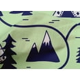 thumbnail image 5 of oneOone Cotton Cambric Light Green Fabric Mountain Pattern Sewing Craft Projects Fabric Prints By Yard 56 Inch Wide, 5 of 5