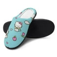 thumbnail image 4 of Womens Cozy Slippers Hello Kitty Warm Soft Plush Slipper Slip-on House Shoes for Home Indoor Outdoor, 4 of 7