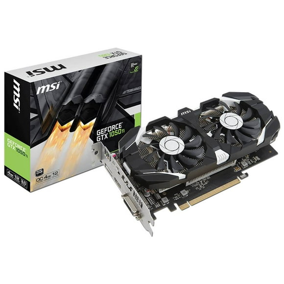 Tarjeta de Video MSI NVIDIA GeForce GTX 1050 Ti 4GT OC 4GB GDDR5