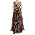 thumbnail image 3 of Dolce  Gabbana Floral Maxi Gown with Sunflower Print and Crystals, 3 of 11