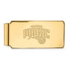Solid 10k Yellow Gold Official NBA Orlando Magic Slim Business Credit Card Holder Money Clip - 53mm x 24mm