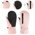 thumbnail image 6 of Vsenkes Winter Ski Mittens Snowboarding Gloves for Snowmobiling Winter Sports Skiing Pink, 6 of 9