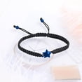 thumbnail image 3 of Small Star Cremation Bracelet for Ashes Stainless Steel Urn Adjustable Braided Rope Bangle Keepsake Human Pet Ashes Holder for Love Ones, 3 of 7