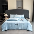 thumbnail image 3 of Ice Silk Summer Cool Quilt, Class A Maternal Infant Grade Air Conditioning Blanket, Cooling Technology Lightweight Comforter for Sensitive Skin, Breathable Soft Quilt for Bedroom, Machine Washable, 3 of 7