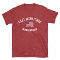 thumbnail image 1 of East Wenatchee Washington Patriot Men's Cotton T-Shirt, 1 of 1