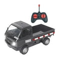 thumbnail image 3 of Camión de juguete RC 1:16 para niños, juguete ligero para niños, simulación de camión de deriva RC, vehículo de carga ligero para adultos y niños. Negro, 3 of 8