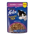 thumbnail image 1 of Alimento para Gato Purina Felix Fantastic Mix con Salmón y Salsa Sabor a Carne 85 g, 1 of 4