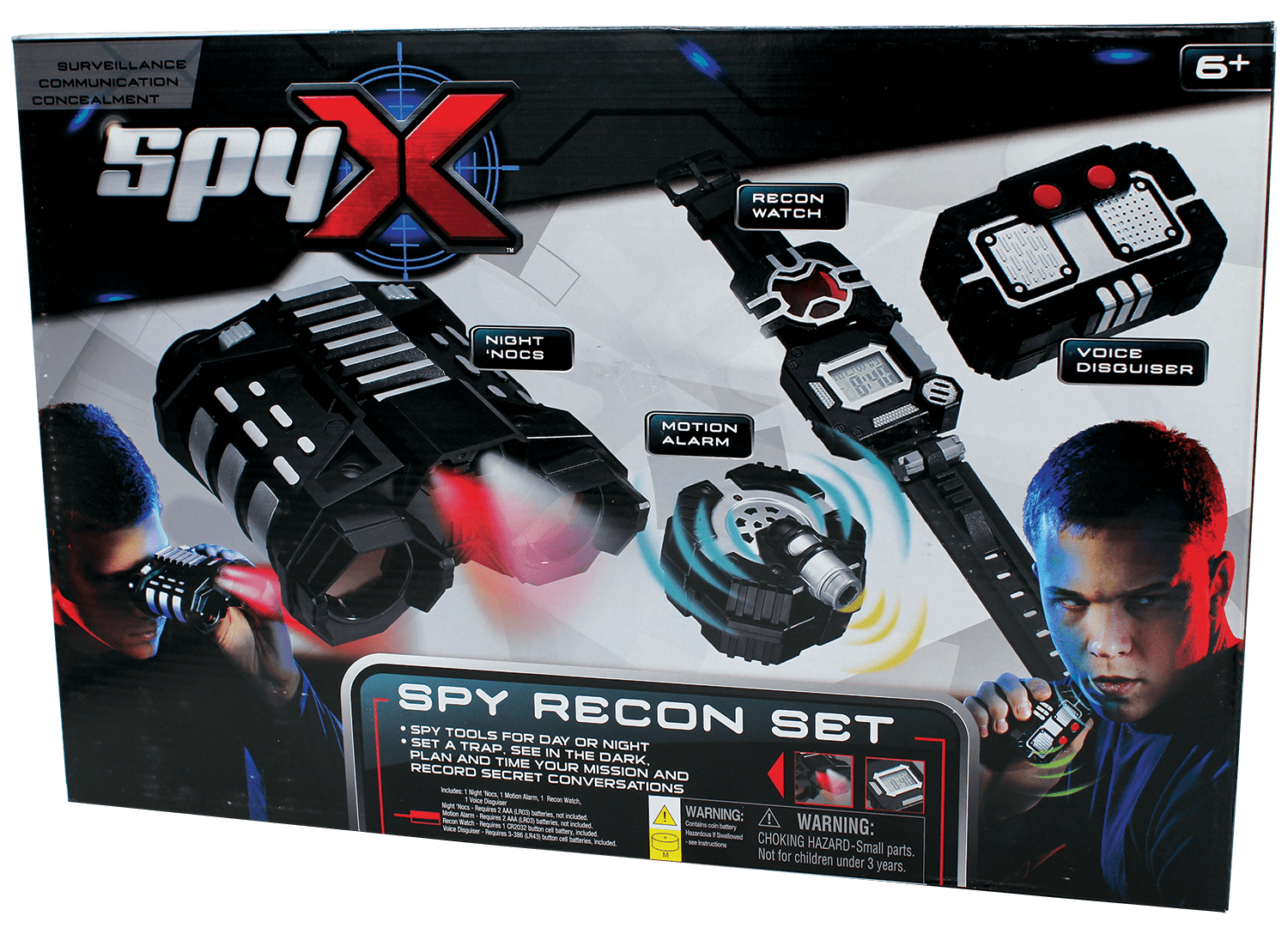 売れ筋・人気アイテム 商品 SpyX Voice Nocs, Night with Set Recon - Kit Gadgets Real スキー・スノーボードアクセサリー