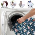 thumbnail image 4 of Princess and Carriage Blue Pattern Soft Sherpa Fleece Throw Blanket, Warm Cozy Plush Blanket for Sofa Bed Couch, All Season, 30"x40", 4 of 5