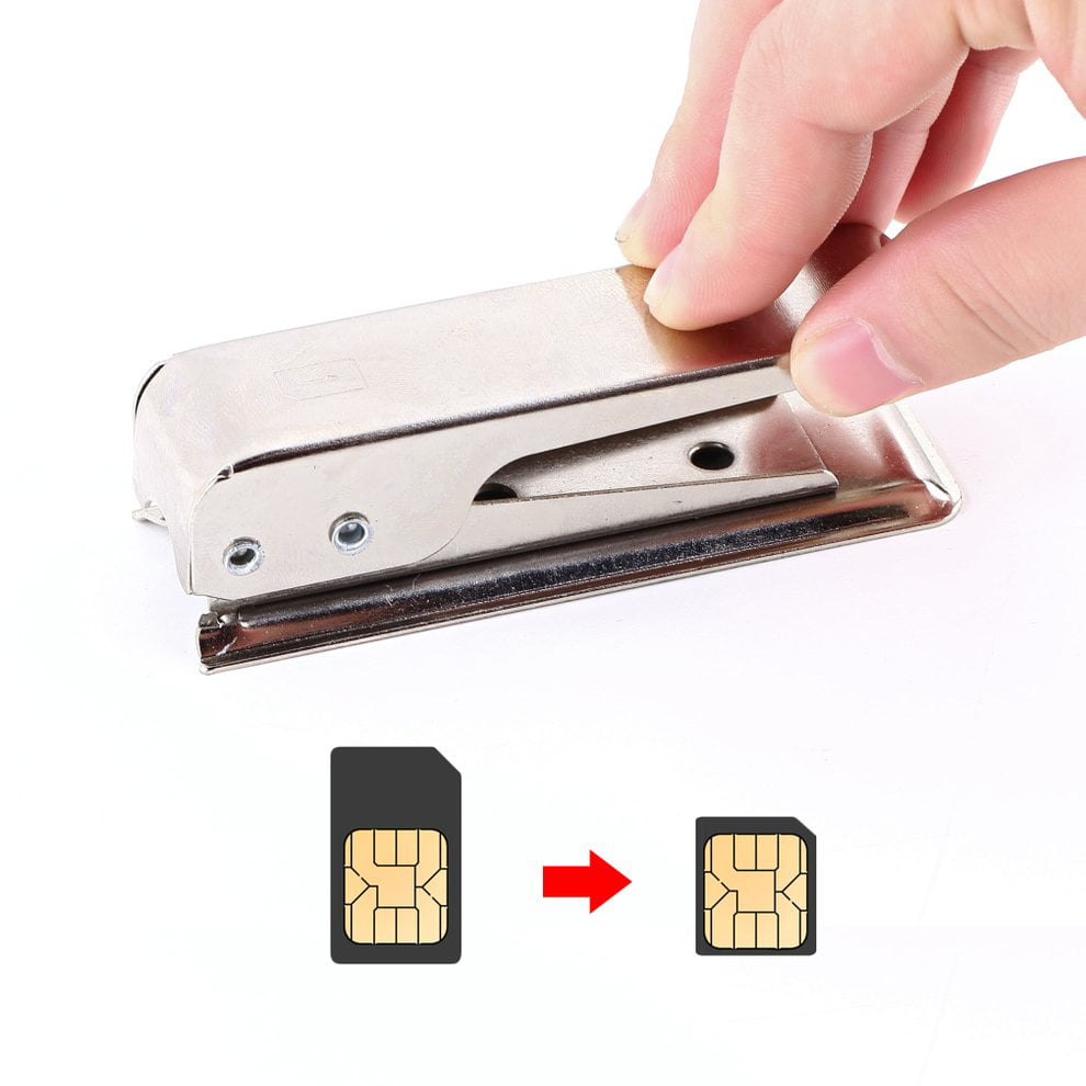 Standard Regular Micro Sim Card To Nano Sim Cut Cutter For Apple5 Iphone5 5g Walmart Canada