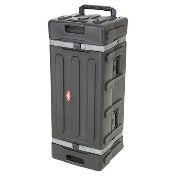 SKB Drum Hardware Case with Wheels, Durable Polyethylene Mobile Storage, Black