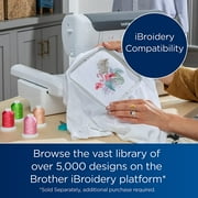 Brother SE2000 Computerized Sewing and Embroidery Machine, 5 x 7 Hoop Area, LCD Touchscreen, 241 Built-In Stitches, 193 Embroidery Designs, Wireless Technology