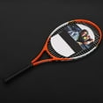 thumbnail image 2 of XingJian LLC Professional Tennis Racket for Beginners - Aluminium Alloy, Carry Bag Included (Orange), 2 of 9