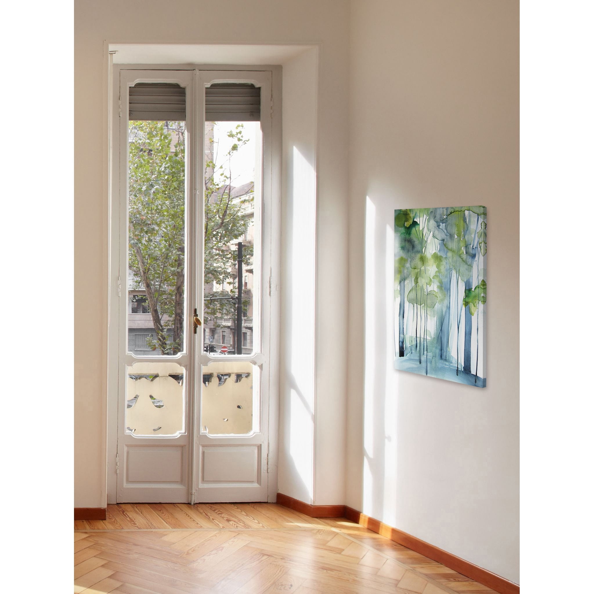 Marmont Hill "New Growth" by Christine Lindstrom Painting Print on Wrapped Canvas