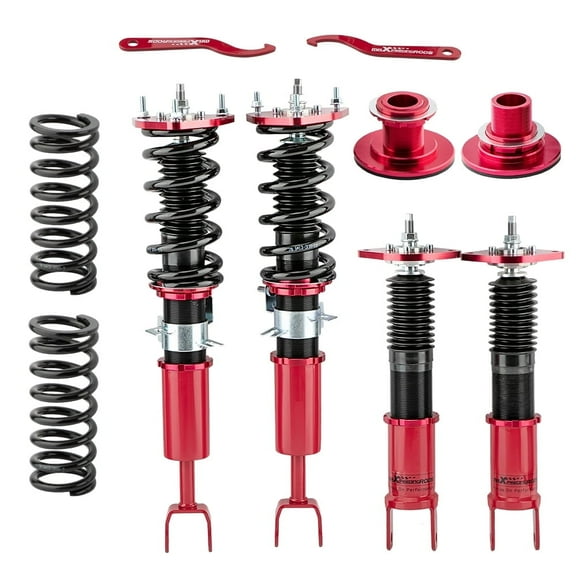 Maxpeedingrods Coilovers Suspension Shocks Springs Kit For Nissan 350Z Base Coupe 2D 2003-2008 Fits select: 2003-2006 INFINITI G35, 2004 NISSAN 350Z ROADSTER
