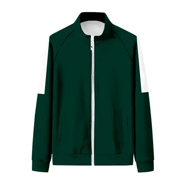 Disfraz de Cosplay del Juego del Calamar Horro para hombre, chaqueta con capucha, sudadera deportiva, chándal, ropa de fiesta de carnaval