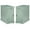 Aqua Blue, variant on Home Square Butler Wood Accent Table with USB in Black - Set of 2