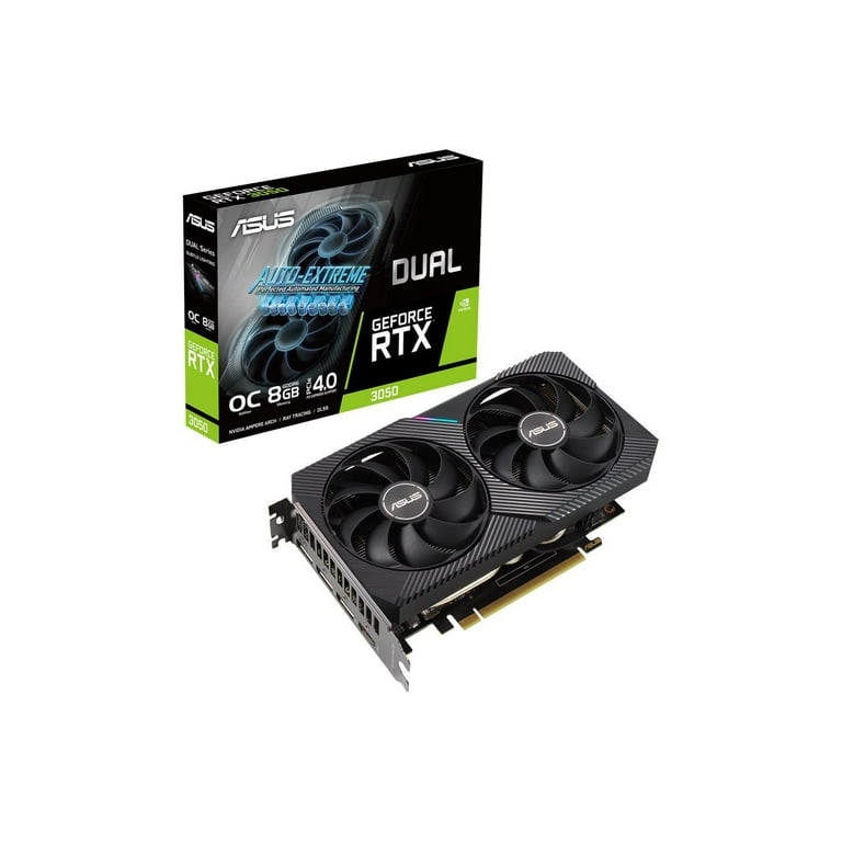 ASUS Dual GeForce RTX 3050 8GB GDDR6 PCI Express 4.0 Video Card