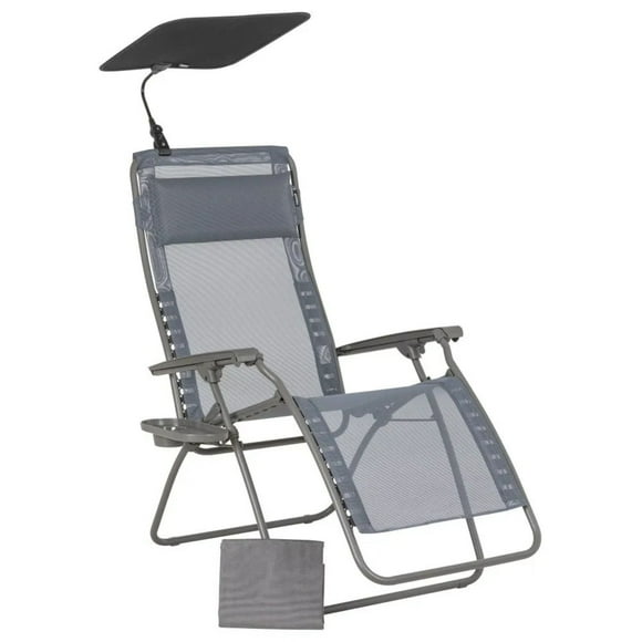 Lafuma Zen Edition Adjustable Relaxation Chair, Multi-Position Armchair, Grey