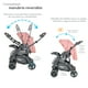 thumbnail image 4 of Carriola para Bebé y Autoasiento D'bebé Sistema de Viaje Elite Reversible Travel System Con Portabebé Rosa, 4 of 6