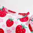 thumbnail image 6 of TOWED22 Newborn Infant Girl Clothes Rib Knit Romper Daisy Print Pants Headband Baby Clothes for Girls 0 3 6 12 18 24 Months,Color: Red,Size:9-12 M, 6 of 9