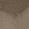 thumbnail image 4 of GDF Studio Hurford Contemporary Fabric Tufted Double Chaise Lounge with Accent Throw Pillows, Brown and Dark Espresso, 4 of 9