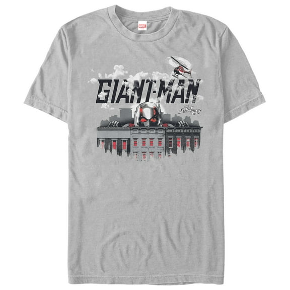 Men's Marvel Ant-Man and the Wasp Giant-Man  Graphic Tee Silver Small
