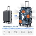 thumbnail image 6 of Daiia Halloween Luggage Cover, Thickened Washable Travel Luggage Covers, Elastic Unique Baggage Covers for 18-20 inch Luggage-X-Large, 6 of 9