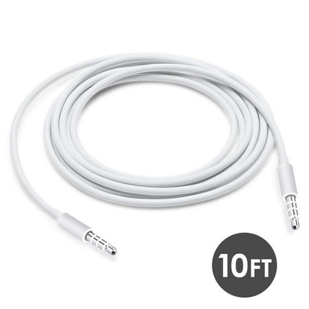 3.5mm Auxiliary Cord 10FT Male Male Stereo Audio For Android Samsung Galaxy S9 iPhone X iPad iPod PC Computer Laptop Tablet Speaker Home Car System Handheld Game Headset High Quality (Best Audio Editor For Android)