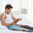 thumbnail image 5 of Naloa Elephant And A Giraffe Sitting On A Rock Admiring The Ocean Pajama Pants Men, PJ Bottoms, Sleep & Lounge Pants-XX-Large, 5 of 6