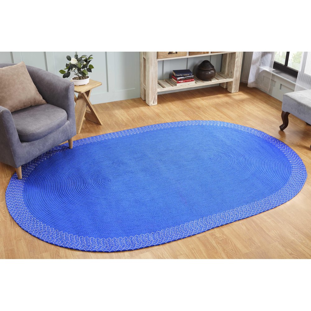 Better Trends Indoor/Outdoor Braid Reversible All Weather Utility Rug 100 Polypropylene, 64" x