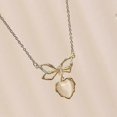 thumbnail image 3 of Butterfly Necklace for Women Cubic Zircons Necklace Love Necklace, 3 of 4